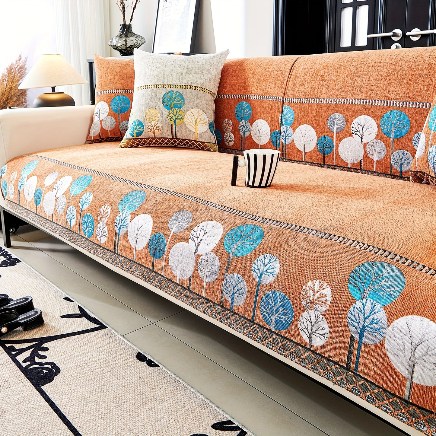 Bohemian Style Chenille Sofa Abdeckung
