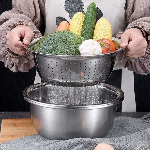 Multifunktionaler EdelstahlbehĂ€lter (đ„Kaufe 2 und erhalte KOSTENLOSEN VERSANDđ„)