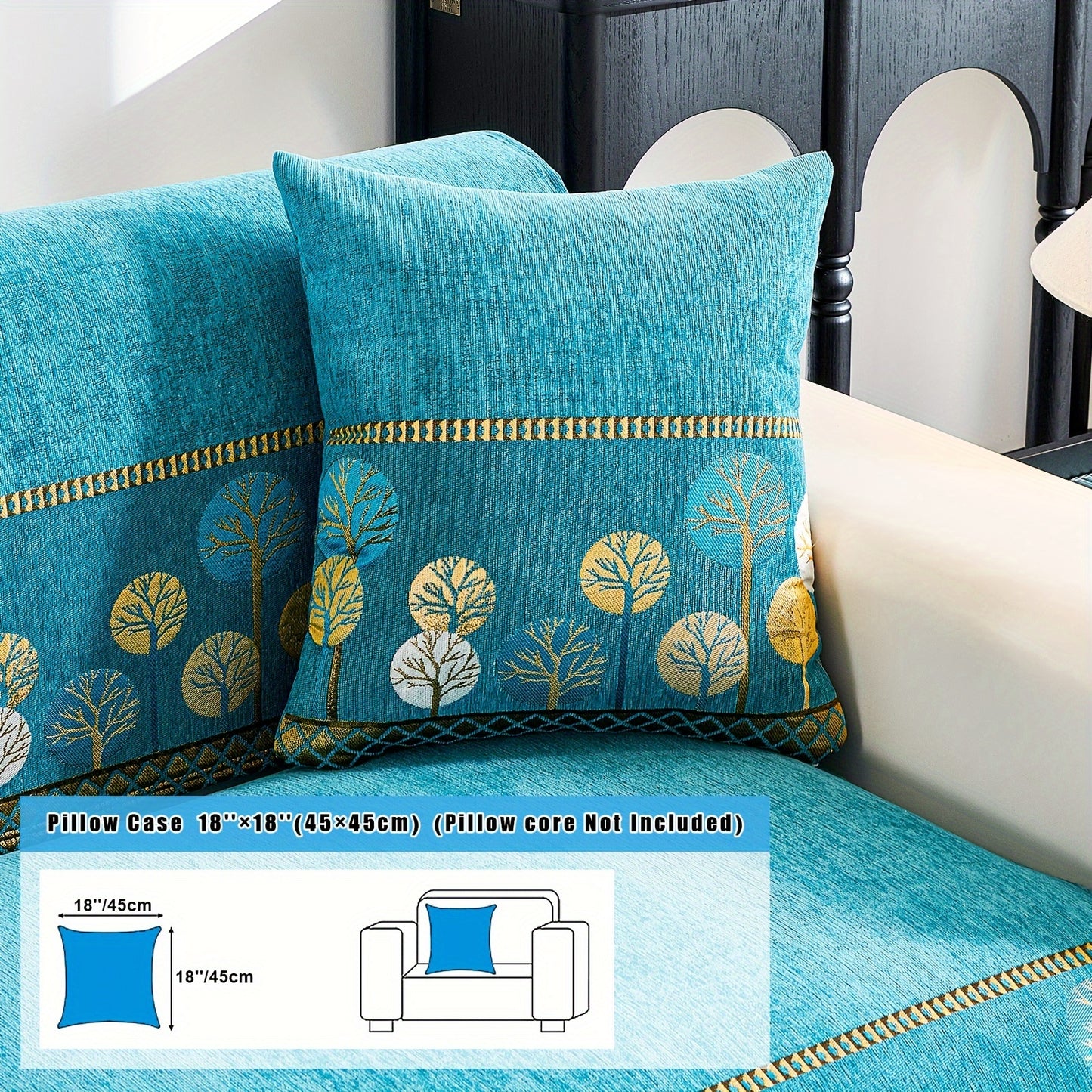 Bohemian Style Chenille Sofa Abdeckung