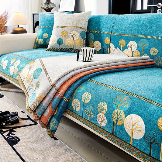 Bohemian Style Chenille Sofa Abdeckung