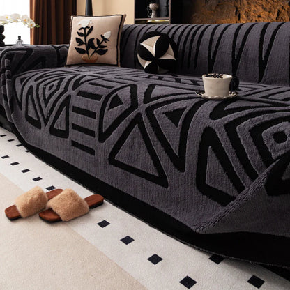 luxuriöser, rutschfester Sofaschoner im böhmischen Stil