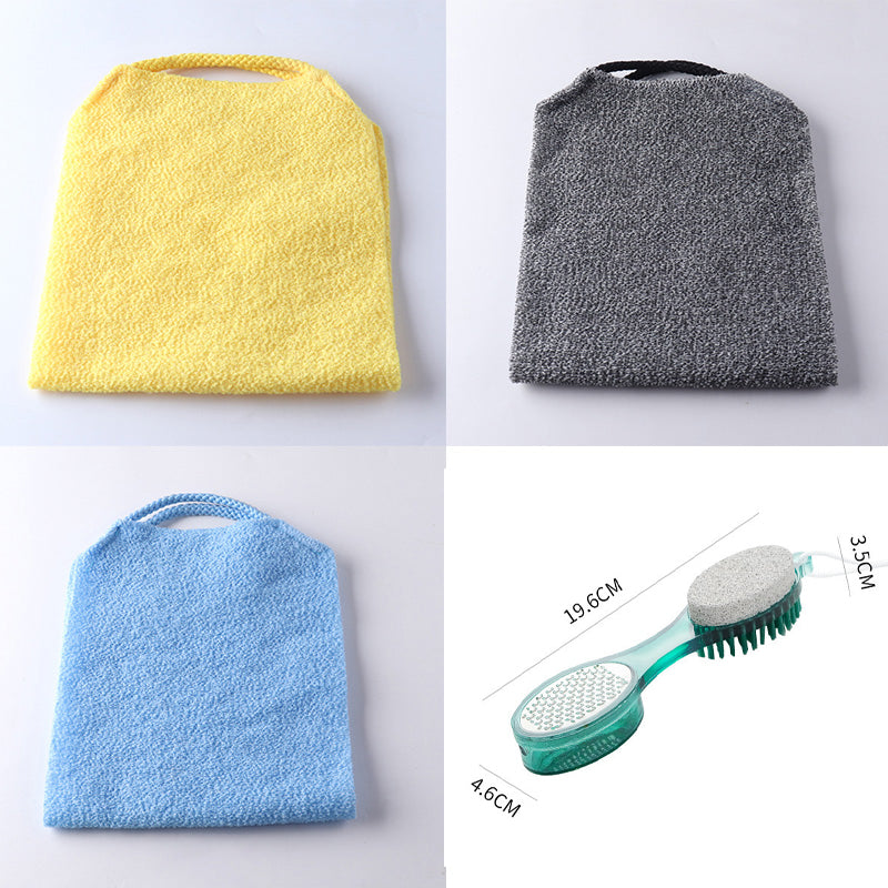 Badetuch-Set mit Peeling