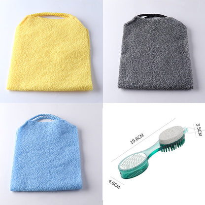 Badetuch-Set mit Peeling
